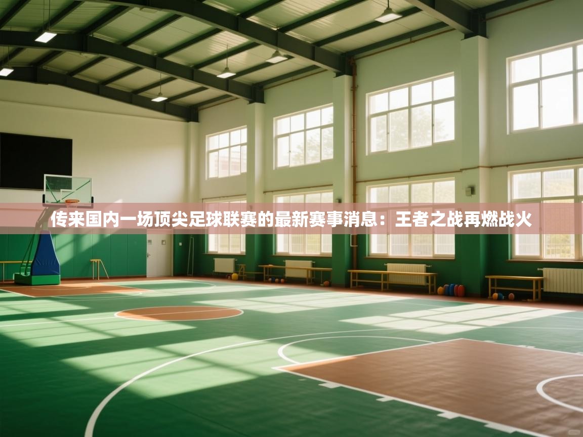 传来国内一场顶尖足球联赛的最新赛事消息:王者之战再燃战火 第2张
